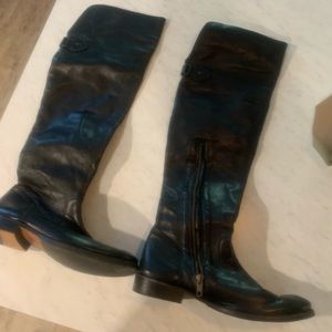 Frye over the knee Leather Boots Barely Worn